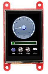 Moduł wyświetlacza LCD 2.4cal Transmisywny TFT 240 x 320pikseli LCD Backlight Tak 4D Systems Rezystywny