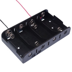 C x 4 Battery Holder Flying Leads
