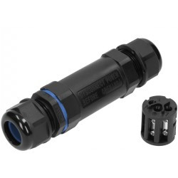ORNO Konektor kablowy prosty IP68, 3x6mm2