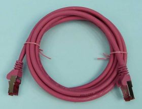 S/FTP 6e 2,00mb RÓŻOWY Cu PATCHCORD