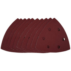 Draper 41891 Delta Sanding Sheets - Hook &amp; Loop, 93mm, 240 Grit 10Pc