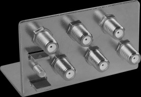 QEW00650 Earthing angles, two-rowed, 6-way