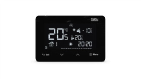 Tech St-293Z V2 - Regulator Pokojowy Bezprzewodowy Kolor Czarny