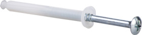 Nail dowel, hole Ø 5 mm, L 75 mm, plastic, for screw 3 mm, 1149707