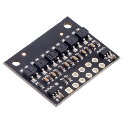 Listwa z czujnikami odbiciowymi QTR-HD-06RC - 6-kanałowa - cyfrowa - Pololu 4106