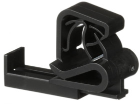 Mounting base, weather resistant acetal, black, (L x W x H) 27.94 x 19.56 x 30.5 mm, UCCPU-C130
