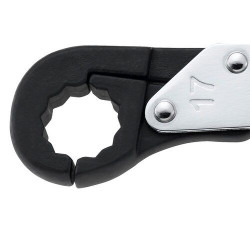 Klucz oczkowy otwarty Klucz do nakrętek kielichowych Facom długość 235 mm Stal chromowo-wanadowa