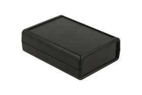 Obudowa; ręczna; do przyrządów; G521B-2$; ABS; 92mm; 66,5mm; 28mm; czarny; RoHS; Gainta; 2 panele czołowe $=22,9mm