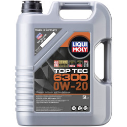 Liqui Moly 21211 Top Tec 6300 Engine Oil 5L Premium Synthetic 0W-20