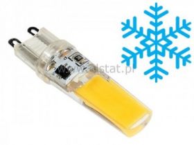 Żarówka LED G9 3W biała zimna; 330lm; lizak; 230V