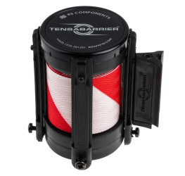 Bariera ochronna długość taśmy 3.65m Bariera chowana Red, White