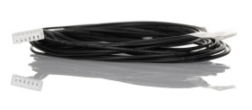 Kabel przewód-płytka, PicoBlade, 125 V, 1 A, raster: 1.25mm, 600mm, Cyna, Czarny