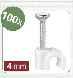 Haczyki z tworzywa sztucznego Quadrios 24CA417 24CA417, 2 do 4 mm, 100 szt.