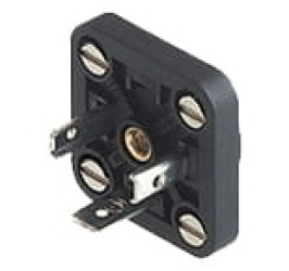 Złącze do montażu na maszynie lub płycie metalowej typ C nakrętka podtrzymująca 4 śruby M3x6 3-pinowa (2+PE) GSE 2000 N4