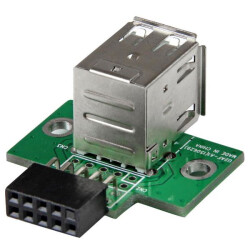 StarTech.com USBMBADAPT2 StarTech.com 2 Port USB Motherboard Header Adapter