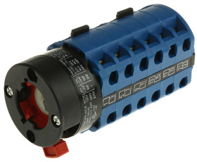 Przełącznik krzywkowy 3-pozycyjny Kraus & Naimer 4P 60° 20A