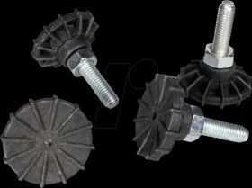 26210078 Leveling feet for network cabinet, 4 pieces