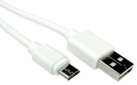 3mtr USB 2.0 A M - Micro B M Cable - Wh