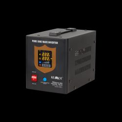 Awaryjne źródło zasilania 12V/230V 500W/800W z przebiegiem sinusoidalnym i funkcją ładowania czarny / URZ3405B