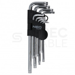Zestaw kluczy imbusowych Torx T10-T50 z magnesem 9szt. NEO 09-526