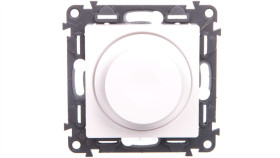 Valena Life Ściemniacz Obrotowy Bez Zacisku Neutralnego Biały 230V 752160