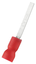 Konektor płaski, Czerwony 16AWG 1.5mm² 22AWG 0.5mm², RS PRO