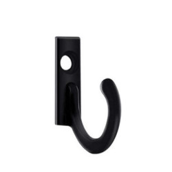 Haczyk Mini - Z Blokadą - 27mm - Wieszak Czarny