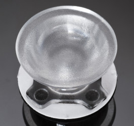 Soczewka LED szerokokątna 21.6 (Dia.) x 12mm, D 21.6mm, kąt widzenia 40 → 49°, do użytku z Cree XB-D, Cree XB-H,