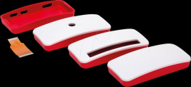 SC0049 Housing for Raspberry Pi Zero, red/white