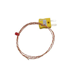 Termopara Typ K średnica 1/0.3mm długość 0.3m Wtyk miniaturowy RS PRO