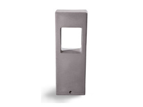 VT-898 8W Słupek ogrodowy z betonu wysokość: 495 mm kolor: jasny szary IP65 8699 V-TAC