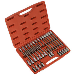 Sealey AK2194 Trx-star Socket Bit Set 32pc 1/2&quot;sq Drive