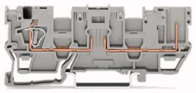 Złączka bazowa X-COM 1-przewodowa / 1-pinowa szara 769-181 /50szt./