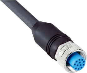 Złącze i kabel ze złączem Złącze M12 liczba rdzeni 12 długość 5m Rodzaj A Żeńskie