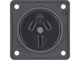 Integro Flow Gniazdo z uziemieniem "Australia" antracyt 962562505 HAGER