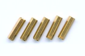 M3 TULEJKA 18mm GWINT WEWNĘTRZNY/WEWNĘTRZNY (5 SZTUK) (ZLM3-TUL18-WW)