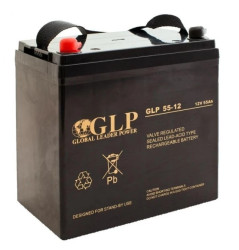 Akumulator VRLA AGM 12V 55Ah (żywotność 8-10lat) GLP 55-12