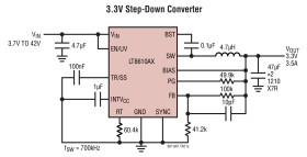 42V, 3.5A Synchronous Step-Down Regulator with Operation to 175°C