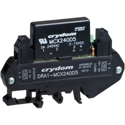 Crydom DRA1-MCX240D5 Solid State Relay Din Module 5A 3-15VDC