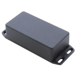 Hammond 1590G2FLBK Diecast Enclosure, Flanged Lid 100 x 50 x 31 Black