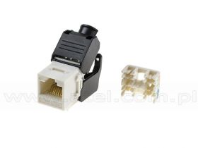 Złącze typu keystone 8p8c, nieekranowane, kat. 5e, typu Krone zaciskane z tyłu