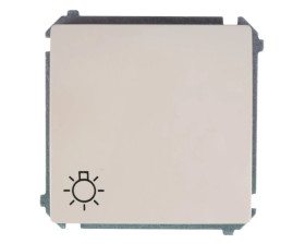 Simon Basic Przycisk /światło/, szybkozłącza, beżowy BMS1.01/12