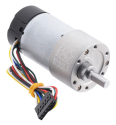 Pololu 19:1 Metal Gearmotor 37Dx68L mm 12V with 64 CPR Encoder (Helical Pinion)