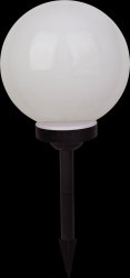 49920 Solar LED spike, globe, white, 25 cm, IP44