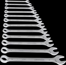 7-0112 Combination spanner set 12 pcs UD-Profile 6-19 mm