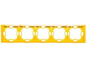 Simon Basic Neos Ramka pięciokrotna słoneczny BMRC5/034