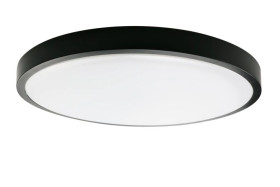 Oprawa LED Plafoniera SPHERE 18W 1850lm ciepła/naturalna/zimna IP44 CCT, czarny ring
