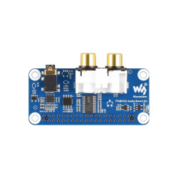 Płytka audio PCM5122 Audio Board (A) z przetwornikiem DAC I2S dla Raspberry Pi - Waveshare 32223