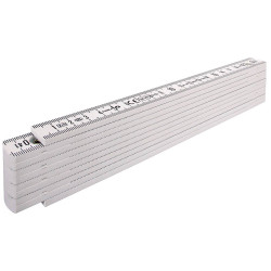 Stabila 01701 Type 1107 Yardstick 2m Folding Rule, Tough Joints, Straight Edge