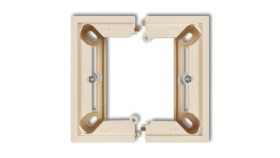 Deco Puszka Natynkowa Pojedyncza, Składana Deco Beżowy 1Dpu-1